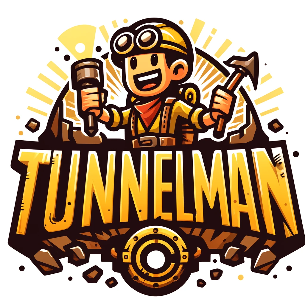 TunnelMan Game Logo